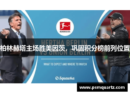 柏林赫塔主场胜美因茨，巩固积分榜前列位置